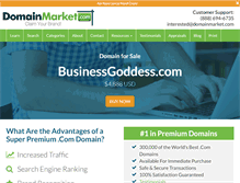 Tablet Screenshot of businessgoddess.com